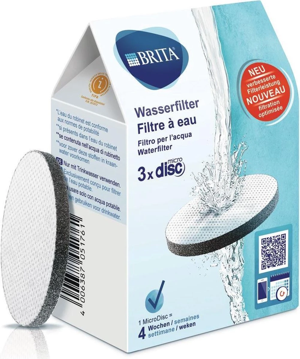 BRITA - Waterfilterpatroon MicroDisc 3-Pack BRITA - Waterfilterpatroon MicroDisc 3-Pack -Barbecue Series Winkel 1001x1200 3