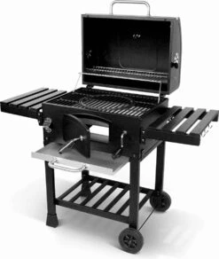 Alice's Garden Houtskool BBQ Bernard - Smoker - Verstelbare Houtskoolbak - Zwart -Barbecue Series Winkel 1014x1200 3