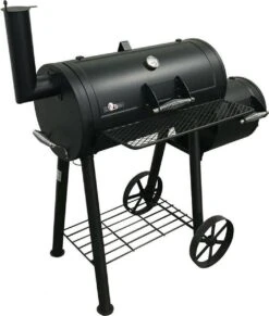 Fire Beam Houtskool Barbecue - Grilloppervlak (LxB) 35 X 66 Cm - Smoker - Zwart -Barbecue Series Winkel 1018x1200