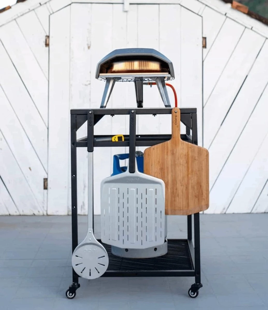 Ooni - Tafel - Medium - Pizza tafel - 60x80x 90cm - RVS - Zwart Ooni - Tafel - Medium - Pizza Tafel - 60x80x 90cm - RVS - Zwart -Barbecue Series Winkel 1035x1200 1