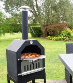 Merkloos MaxxGarden Pizza Oven - Smoker Barbecue Houtskool 45 X 65 X 158cm -Barbecue Series Winkel 1053x1200