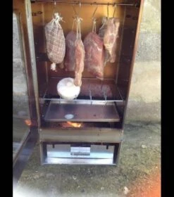 2-L Home & Garden XL Rookoven - RVS - 80x40x28 Cm - 3 Etages -Barbecue Series Winkel 1060x1200