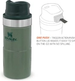 Stanley Trigger-Action Travel Mug 0.35L - Thermosfles - Hammertone Green 8 Stanley Trigger-Action Travel Mug 0.35L - Thermosfles - Hammertone Green -Barbecue Series Winkel 1106x1200