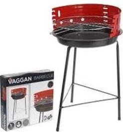 Houtskoolbarbecue Ø33 Cm | Verstelbare Grill BBQ | Halfopen | Zwart / Rood -Barbecue Series Winkel 1116x1200 2