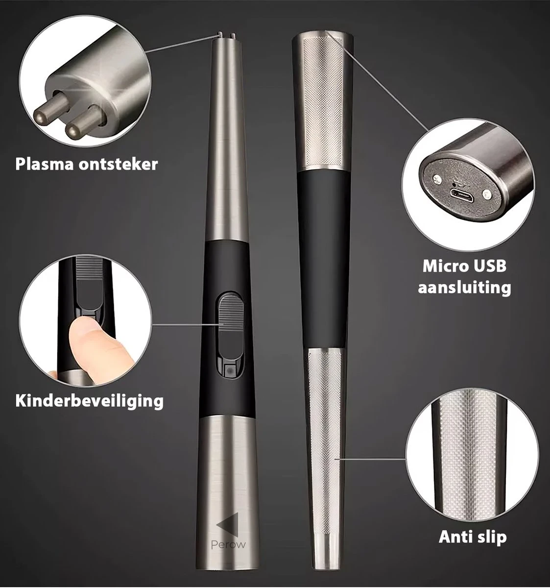 Oplaadbare Lange Elektrische Aansteker - Duurzame Plasma Aansteker – Luxe Aansteker - Inclusief Cadeauverpakking - BBQ – Kaarsen - Zwart Oplaadbare Lange Elektrische Aansteker - Duurzame Plasma Aansteker – Luxe Aansteker - Inclusief Cadeauverpakking - BBQ – Kaarsen - Zwart -Barbecue Series Winkel