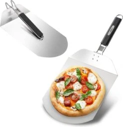Bighorn Pizzaschep Voor BBQ En Oven-Inklapbare Handgreep -Pizzasnijder- Edelstaal -geschikt Als Broodschep En Ovenschep - SRPT01 -Barbecue Series Winkel 1163x1200 2