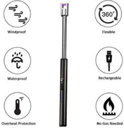 Le Cose USBurn-BBQ Aansteker-oplaadbare Aansteker Met Usb Kabel-Elektrische Plasma Aansteker-windbestendig En Buigzaam-zwart-USB-Lange Flexibele Aansteker 2 Le Cose USBurn-BBQ Aansteker-oplaadbare Aansteker Met Usb Kabel-Elektrische Plasma Aansteker-windbestendig En Buigzaam-zwart-USB-Lange Flexibele Aansteker -Barbecue Series Winkel 1163x1200