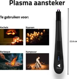 Oplaadbare Lange Elektrische Aansteker - Zwart - Duurzame Plasma Aansteker - Inclusief Cadeauverpakking - BBQ - Kaarsen 3 Oplaadbare Lange Elektrische Aansteker - Zwart - Duurzame Plasma Aansteker - Inclusief Cadeauverpakking - BBQ - Kaarsen -Barbecue Series Winkel 1177x1200 1