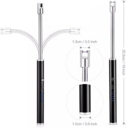 Merkloos BBQ Aansteker Oplaadbaar Met Usb Kabel - Elektrische Keuken Aansteker - Flexibele Aansteker - Zwart -Barbecue Series Winkel 1186x1200
