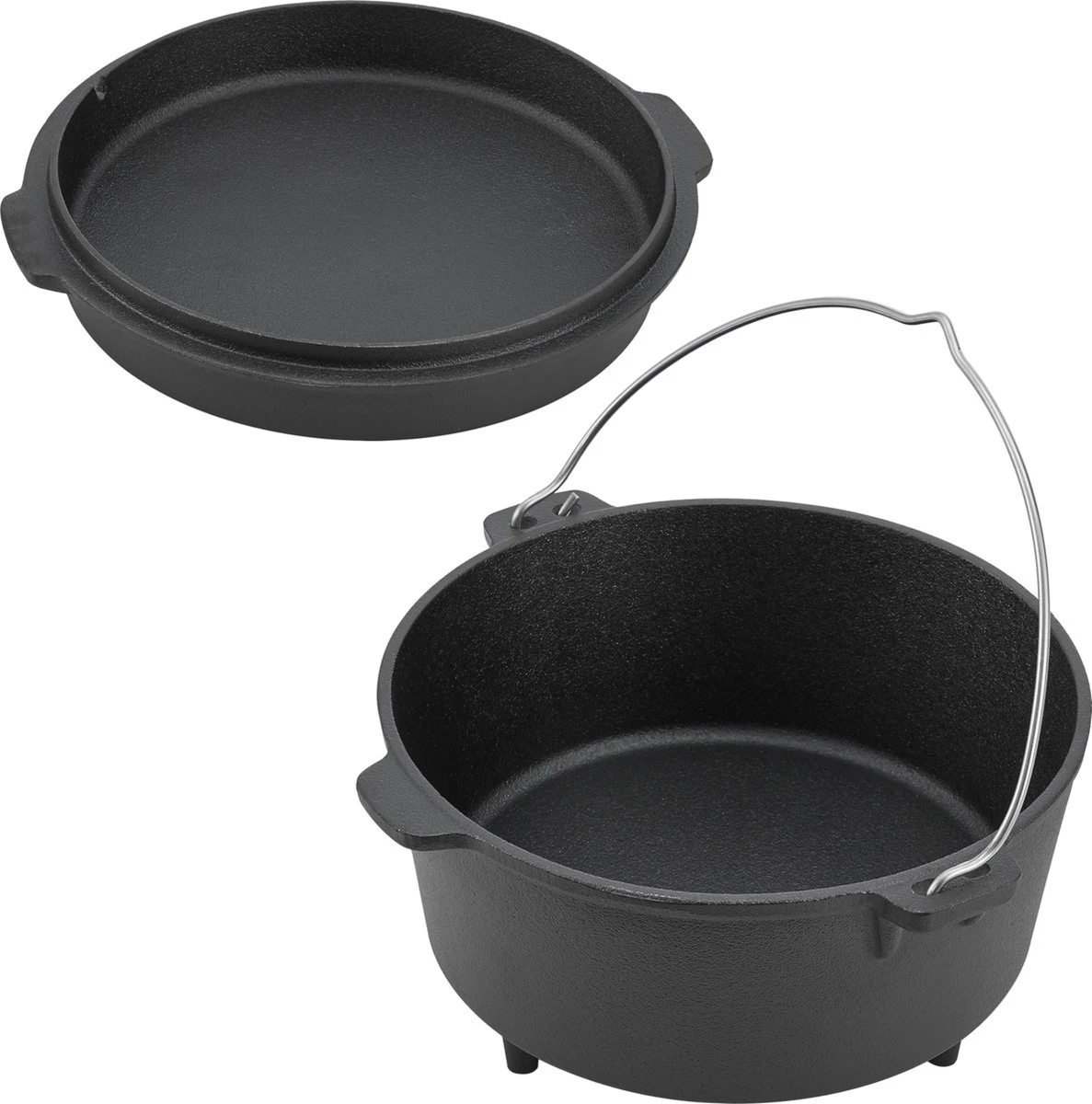 Dutch Oven Enkhuizen met deksel gietijzer zwart 4,2 L Dutch Oven Enkhuizen Met Deksel Gietijzer Zwart 4,2 L -Barbecue Series Winkel 1187x1200 2
