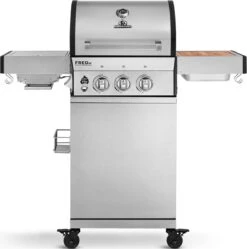Burnhard Gas BBQ FRED JR. Deluxe - 2 Branders - Incl. Keramische Infraroodbrander & Afdekhoes - Deluxe -Barbecue Series Winkel 1192x1200 2