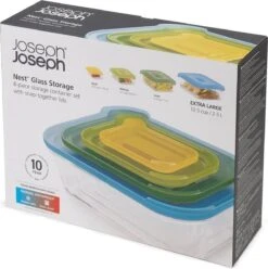 Joseph Joseph Nest Ovenschalen - Incl. Deksels - Glas - 4 Stuks -Barbecue Series Winkel 1196x1200 9