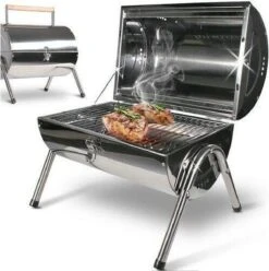BBQ Collection Houtskoolbarbecue - Cilinder - Chroom 4 BBQ Collection Houtskoolbarbecue - Cilinder - Chroom -Barbecue Series Winkel 1197x1200 5