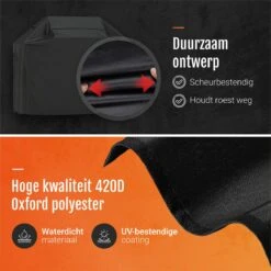 GrillX Barbecue Hoes - 170 X 61 X 117cm - BBQ Hoes Waterdicht - Beschermhoes Inclusief Trekkoord - BBQ Accesoires -Barbecue Series Winkel 1198x1200 7