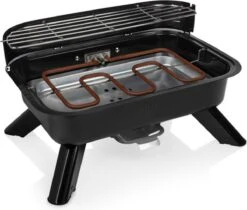 Princess 112252 Hybride Barbecue – Elektrische BBQ - Tafelmodel - 2000W - 44x 29cm - Gebruik Elektrisch Of Met Kolen -Barbecue Series Winkel 1200x1018