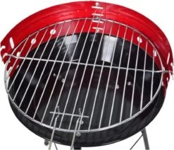 Houtskoolbarbecue Ø33 Cm | Verstelbare Grill BBQ | Halfopen | Zwart / Rood -Barbecue Series Winkel 1200x1028 4