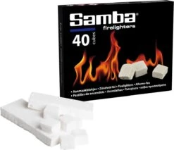 Samba Aanmaakblokjes Wit - 40 Stuks 6 Samba Aanmaakblokjes Wit - 40 Stuks -Barbecue Series Winkel 1200x1036 2