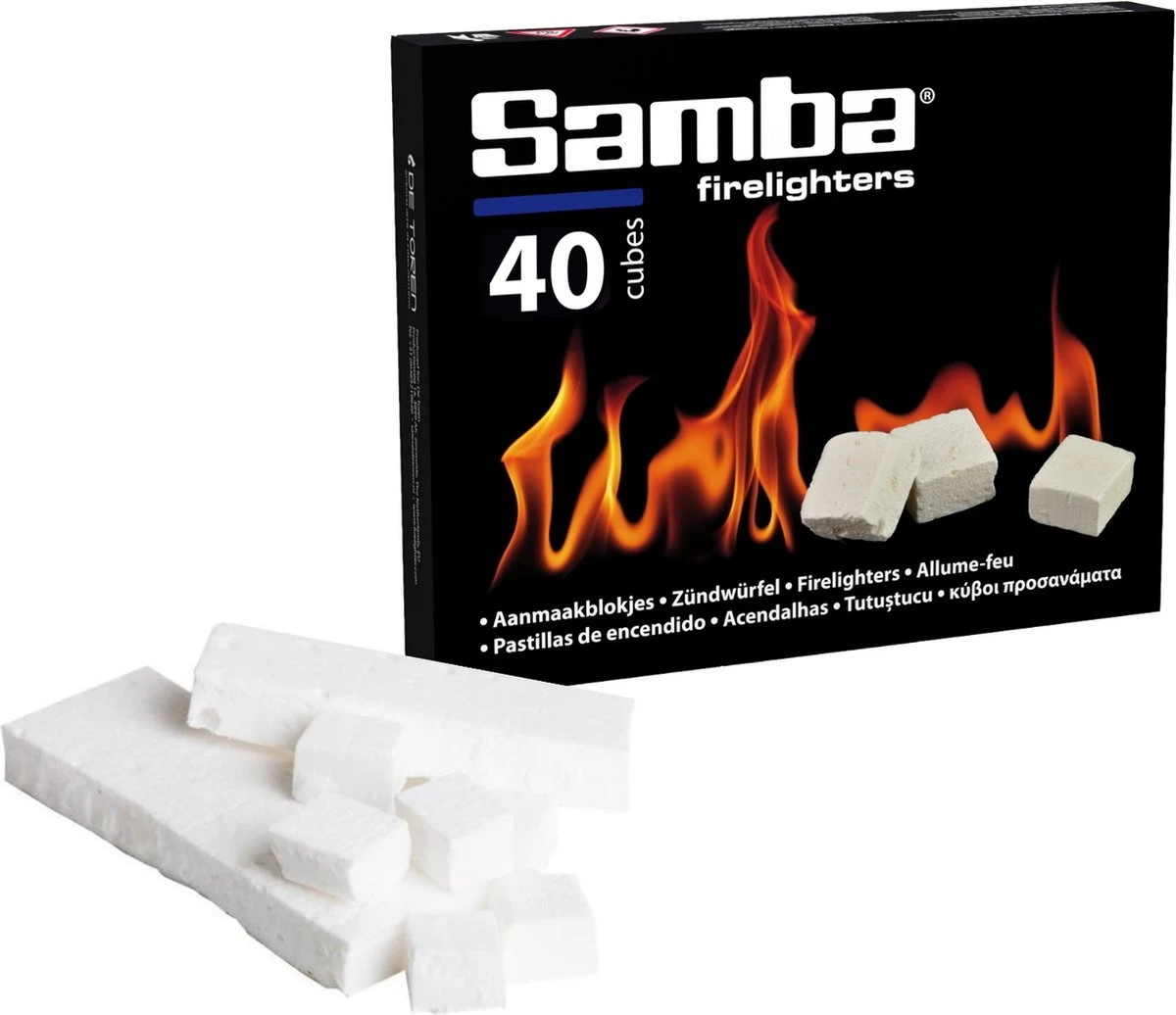 samba Aanmaakblokjes Wit - 40 Stuks Samba Aanmaakblokjes Wit - 40 Stuks -Barbecue Series Winkel 1200x1036 2