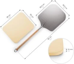 Blumtal - Pizzasteen Met XL Pizza Schep - Professionele Pizza Set - Cordieriet Pizza Stone 4 Blumtal - Pizzasteen Met XL Pizza Schep - Professionele Pizza Set - Cordieriet Pizza Stone -Barbecue Series Winkel 1200x1039 3