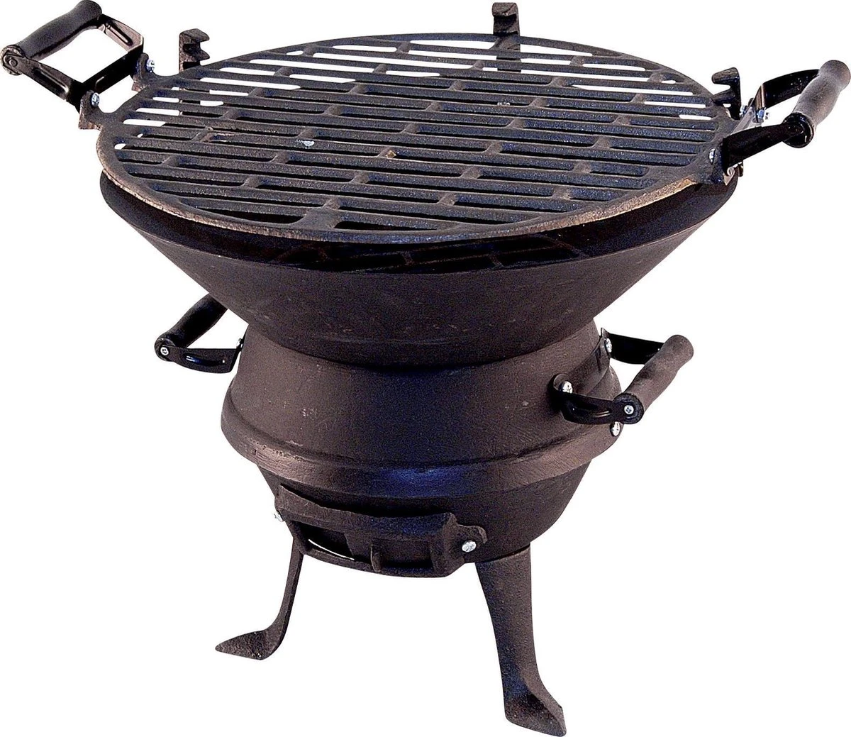Potkachel Houtskoolbarbecue - 35 cm - Gietijzer Potkachel Houtskoolbarbecue - 35 Cm - Gietijzer -Barbecue Series Winkel 1200x1039 4