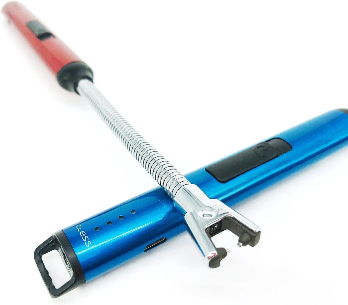 Elektrische aansteker – USB oplaadbaar - Blauw – fornuis – BBQ – openhaard – lange flexibele aansteker Elektrische Aansteker – USB Oplaadbaar - Blauw – Fornuis – BBQ – Openhaard – Lange Flexibele Aansteker -Barbecue Series Winkel