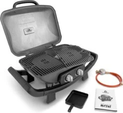 Burnhard Draagbare 2-Branders Gasbarbecue - Afdekhoes - BBQ Wayne -Barbecue Series Winkel 1200x1099 1