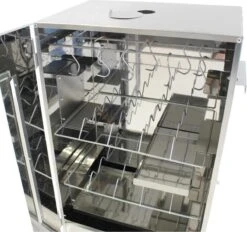 Kynast Exklusiv - Rookoven - Met 3 Etages - Metaal - Grijs -Barbecue Series Winkel 1200x1129 3