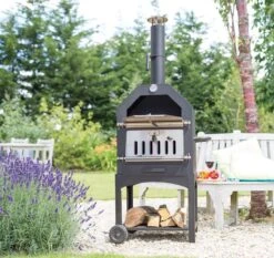 Merkloos MaxxGarden Pizza Oven - Smoker Barbecue Houtskool 45 X 65 X 158cm -Barbecue Series Winkel 1200x1134 1