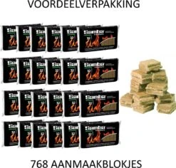 Samba Aanmaakblokjes Bruin á 24 X 32 Stuks - Omdoos Is 768 Aanmaakblokjes -Barbecue Series Winkel 1200x1148 1
