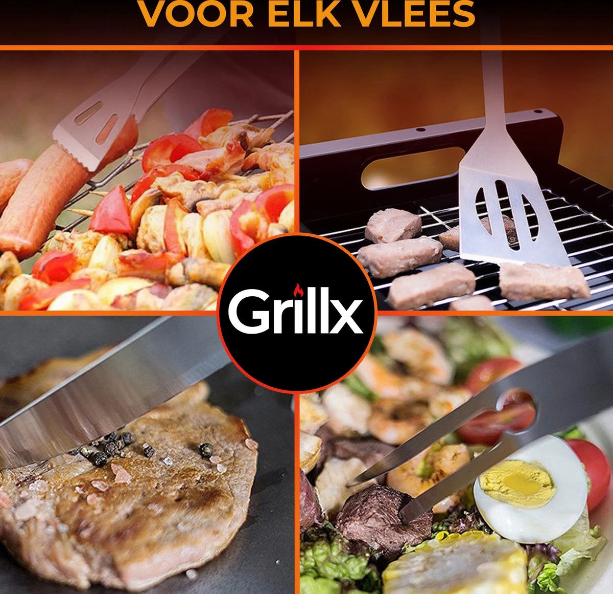 GrillX Barbecue Gereedschap Set - 19-delig - Inclusief Luxe Draagtas - BBQ Accesoires - Gereedschapset GrillX Barbecue Gereedschap Set - 19-delig - Inclusief Luxe Draagtas - BBQ Accesoires - Gereedschapset -Barbecue Series Winkel