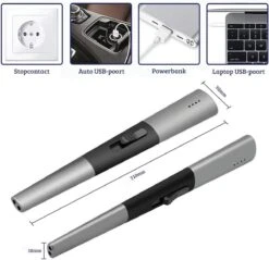 Allkinds Lange Elektrische Plasma Aansteker - USB Oplaadbaar - Vlamloze Elektrische Aansteker Voor Keuken, Kaars, BBQ Of Openhaard - Zwart - In- En Outdoor - Chique Design -Barbecue Series Winkel 1200x1162 1