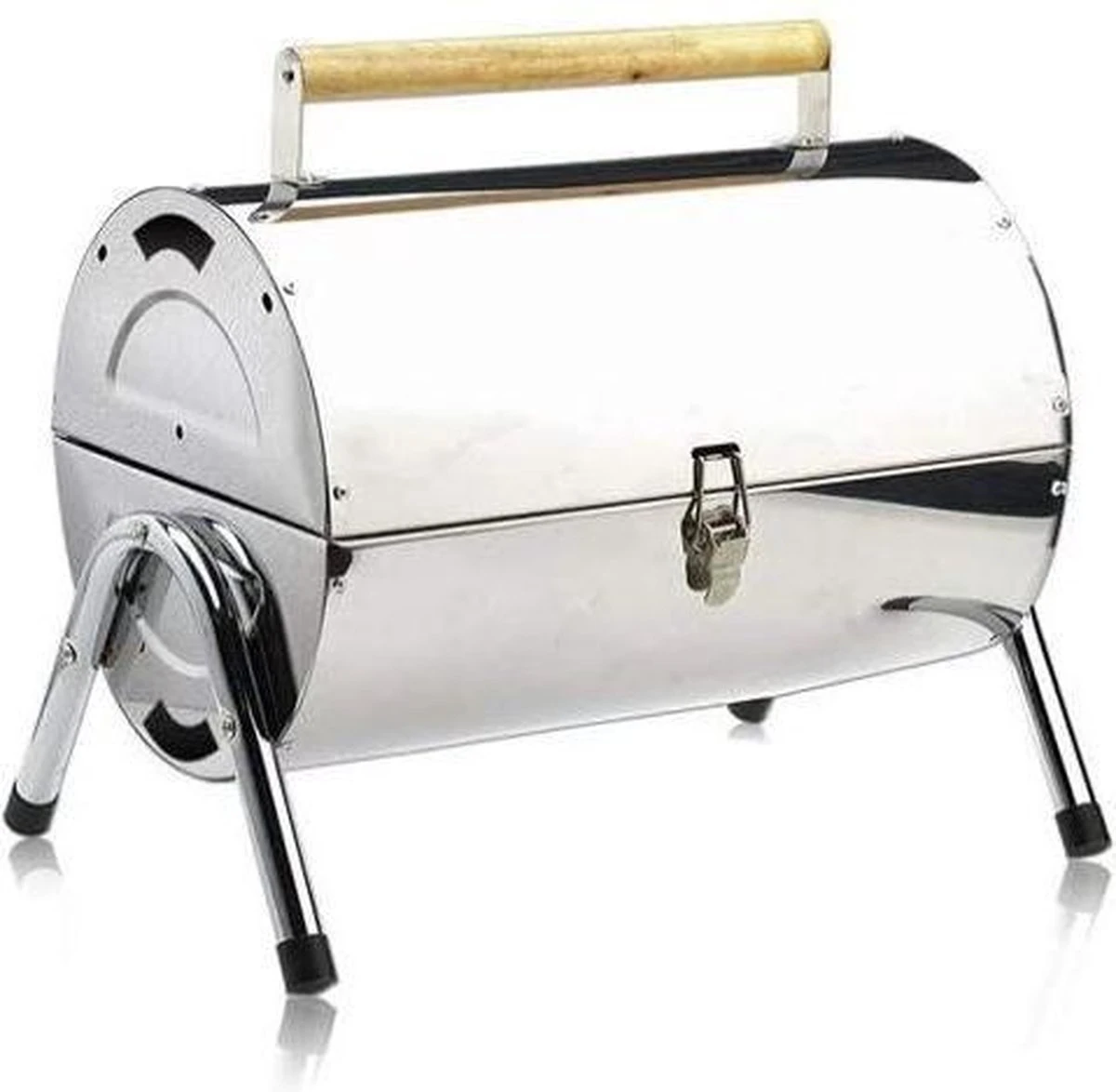 BBQ Collection Houtskoolbarbecue - Cilinder - Chroom BBQ Collection Houtskoolbarbecue - Cilinder - Chroom -Barbecue Series Winkel 1200x1174 1