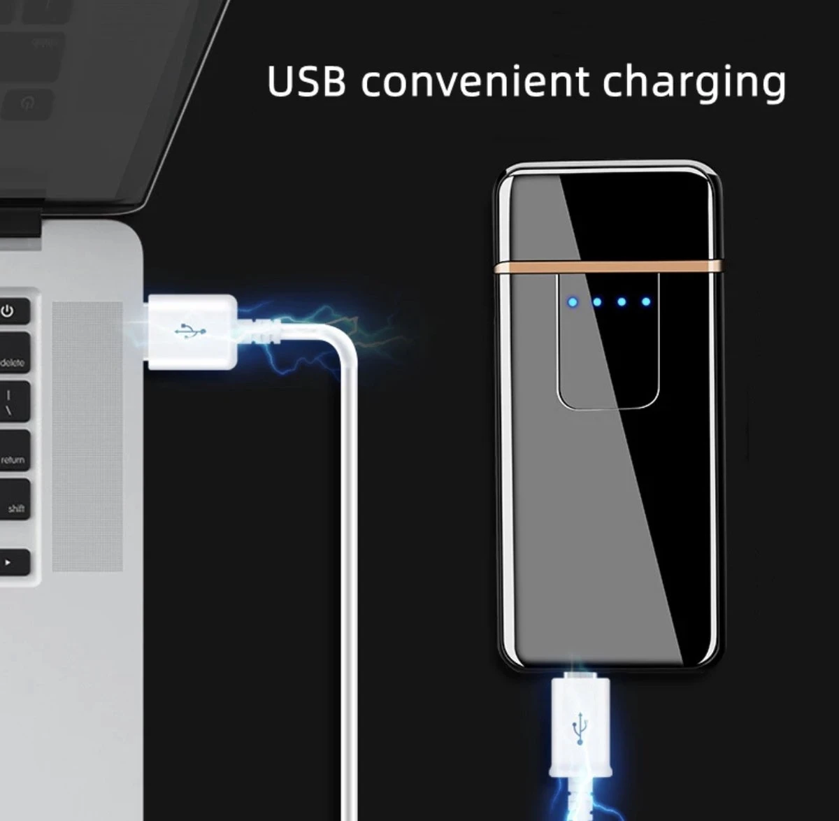 Elektrische Aansteker - Elektrische Plasma Aansteker - USB oplaadbaar - Storm Bestendig - Oplaadbare aansteker - Wind bestendig - Aansteker Elektrische Aansteker - Elektrische Plasma Aansteker - USB Oplaadbaar - Storm Bestendig - Oplaadbare Aansteker - Wind Bestendig - Aansteker -Barbecue Series Winkel