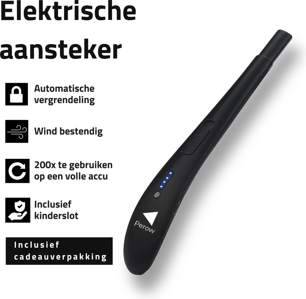 Oplaadbare Lange Elektrische Aansteker - Zwart - Duurzame Plasma Aansteker - Inclusief Cadeauverpakking - BBQ - Kaarsen Oplaadbare Lange Elektrische Aansteker - Zwart - Duurzame Plasma Aansteker - Inclusief Cadeauverpakking - BBQ - Kaarsen -Barbecue Series Winkel 1200x1175 1