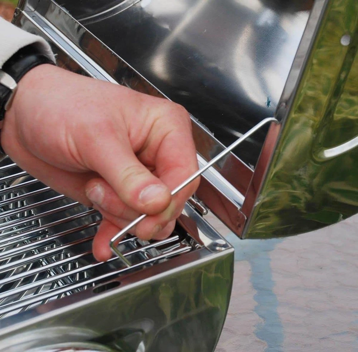 BBQ Collection Houtskoolbarbecue - Cilinder - Chroom BBQ Collection Houtskoolbarbecue - Cilinder - Chroom -Barbecue Series Winkel 1200x1180 3