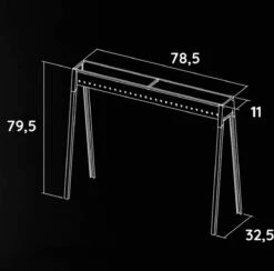 Spiedini Saté-bbq Bali 80 - Saté Houtskoolbarbecue Met Horizontaal Rooster - 80 Cm Lang, 11 Cm Breed - Materiaal: Gealuminiseerd Ijzer -Barbecue Series Winkel 1200x1185 2