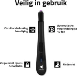 Oplaadbare Lange Elektrische Aansteker - Zwart - Duurzame Plasma Aansteker - Inclusief Cadeauverpakking - BBQ - Kaarsen 2 Oplaadbare Lange Elektrische Aansteker - Zwart - Duurzame Plasma Aansteker - Inclusief Cadeauverpakking - BBQ - Kaarsen -Barbecue Series Winkel 1200x1190