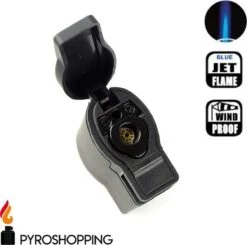 Pyroshopping Blackline Stormaansteker Rubber Hervulbare Gasaansteker Zwart 3 Pyroshopping Blackline Stormaansteker Rubber Hervulbare Gasaansteker Zwart -Barbecue Series Winkel 1200x1191 2