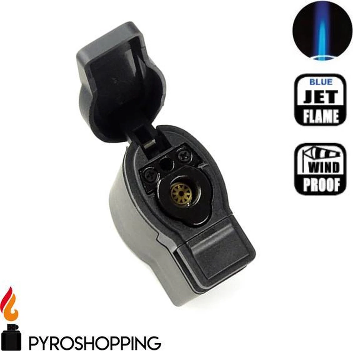 Pyroshopping Blackline stormaansteker rubber hervulbare gasaansteker zwart Pyroshopping Blackline Stormaansteker Rubber Hervulbare Gasaansteker Zwart -Barbecue Series Winkel 1200x1191 2