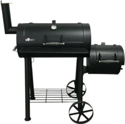 Fire Beam Houtskool Barbecue - Grilloppervlak (LxB) 35 X 66 Cm - Smoker - Zwart -Barbecue Series Winkel 1200x1194