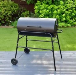 BBQ XL Houtskoolbarbecue - Cilindervorm - Grilloppervlak (LxB) 71 X 35 Cm - Zwart -Barbecue Series Winkel 1200x1196 1