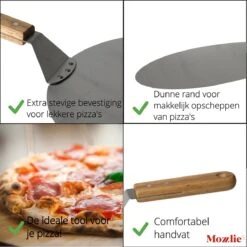 Pizzaschep 30 Cm Voor Oven Of BBQ - Rond - RVS - Met Houten Handvat 2 Pizzaschep 30 Cm Voor Oven Of BBQ - Rond - RVS - Met Houten Handvat -Barbecue Series Winkel 1200x1198 3