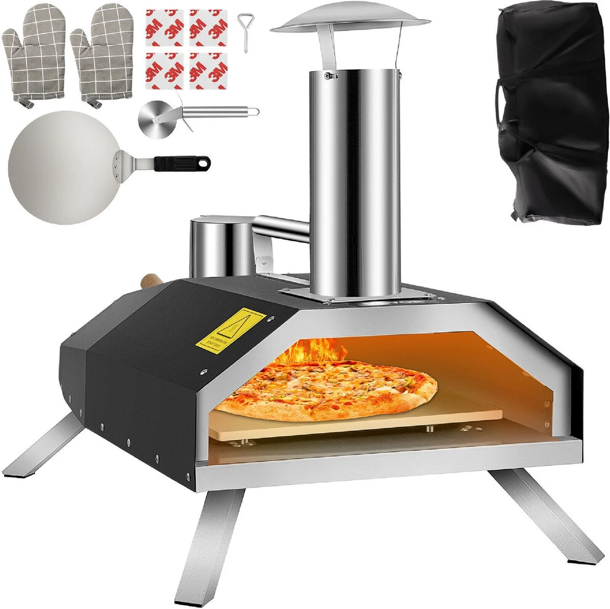 Vevor® Pizza Oven - Professionele Pizza Oven - Buitenkeuken - Pizza Gourmet - Barbecue - RVS - Tot 600°C - met Draagtas Vevor® Pizza Oven - Professionele Pizza Oven - Buitenkeuken - Pizza Gourmet - Barbecue - RVS - Tot 600°C - Met Draagtas -Barbecue Series Winkel 1200x1198 7