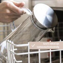 MÊZON® Schenkkan - Glazen Waterkan - Waterkaraf Voor Fruitwater - Multifunctionele Decanteer Karaf - Kan Met Deksel - 1.5L Capaciteit -Barbecue Series Winkel 1200x1200 1011