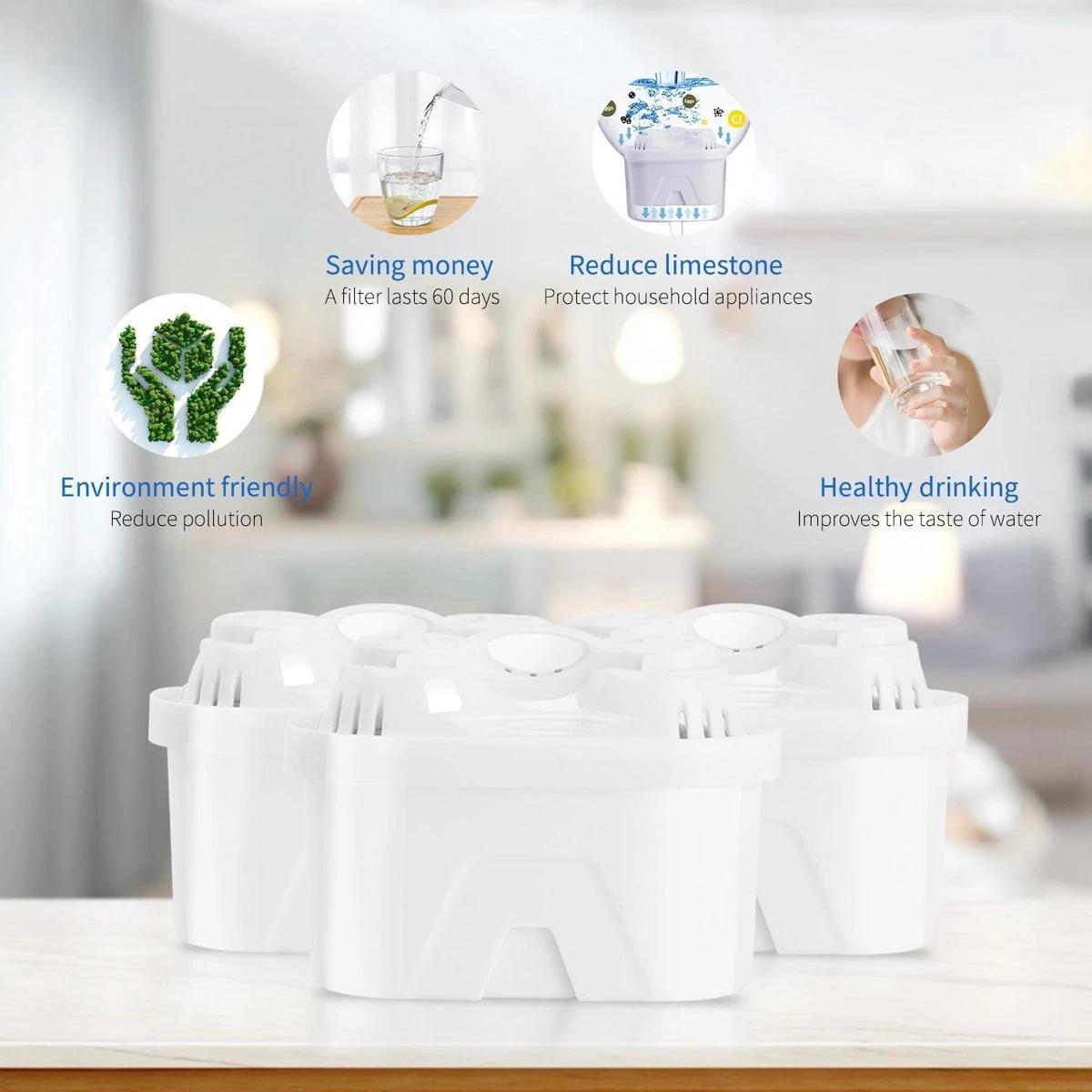 Aigostar Waterfilterpatronen Pure - 3 stuks - Waterfilter - Filterpatronen - Brita Maxtra+ Compatible Aigostar Waterfilterpatronen Pure - 3 Stuks - Waterfilter - Filterpatronen - Brita Maxtra+ Compatible -Barbecue Series Winkel 1200x1200 1027