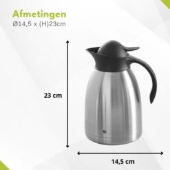 Hendi Thermoskan 1,5 Liter - Isoleerkan Met Drukknop - Zwart - Ø14,5x(H)23cm 2 Hendi Thermoskan 1,5 Liter - Isoleerkan Met Drukknop - Zwart - Ø14,5x(H)23cm -Barbecue Series Winkel 1200x1200 1143