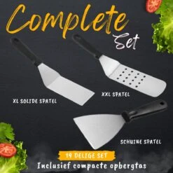 BBQ Gereedschapset - Opbergtas - BBQ Accessoires - BBQ Tang - BBQ Set - BBQ Borstel - BBQ Gereedschap - Roestvrij Staal -Barbecue Series Winkel 1200x1200 115