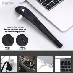 Oplaadbare Lange Elektrische Aansteker - Zwart - Duurzame Plasma Aansteker - Inclusief Cadeauverpakking - BBQ - Kaarsen 5 Oplaadbare Lange Elektrische Aansteker - Zwart - Duurzame Plasma Aansteker - Inclusief Cadeauverpakking - BBQ - Kaarsen -Barbecue Series Winkel 1200x1200 136