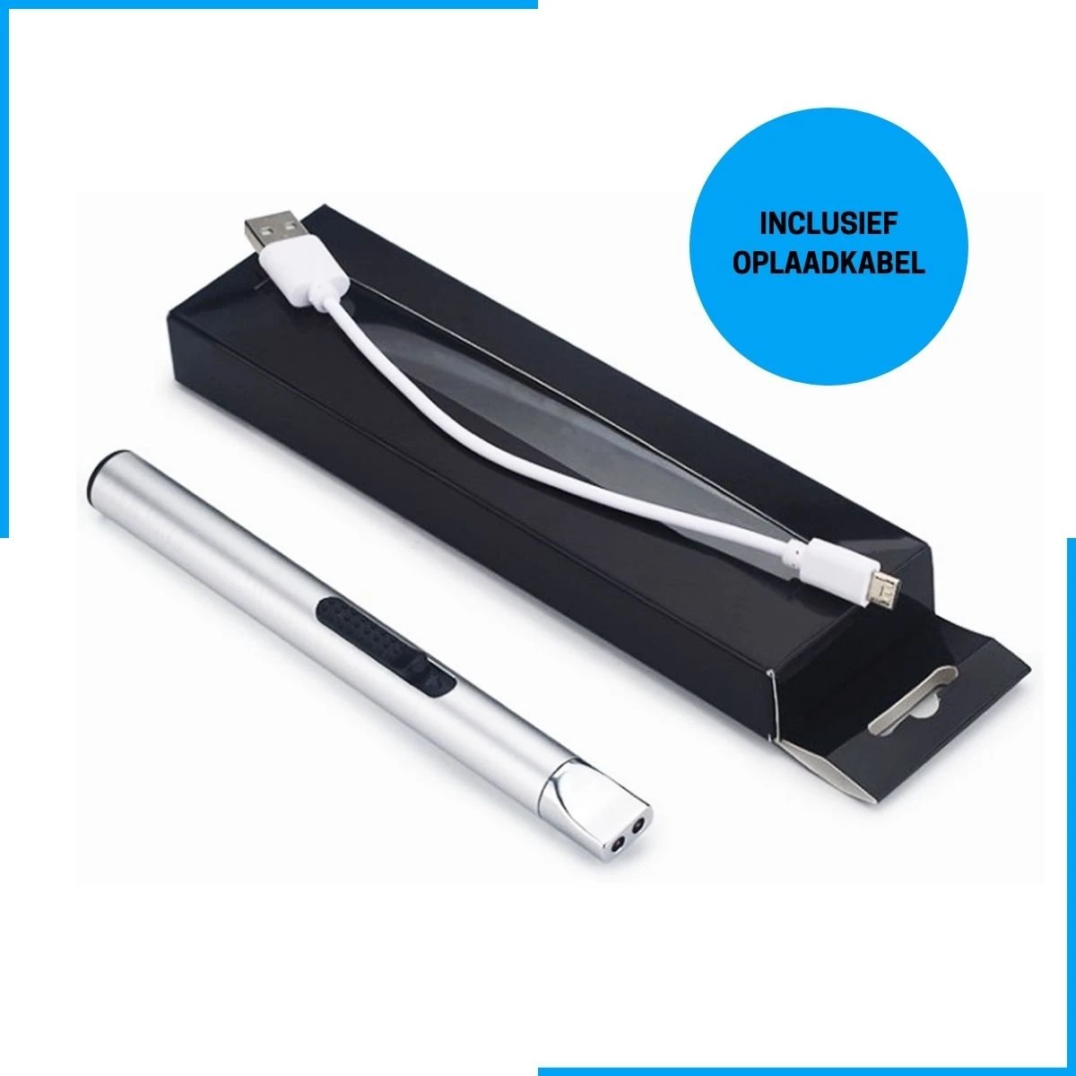 Aansteker Elektrisch - Plasma Aansteker - Aansteker voor kaarsen - Oplaadbaar met USB kabel - Windproof - SEVEND® Aansteker Elektrisch - Plasma Aansteker - Aansteker Voor Kaarsen - Oplaadbaar Met USB Kabel - Windproof - SEVEND® -Barbecue Series Winkel 1200x1200 159