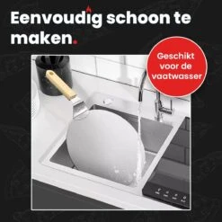 GrillX Pizzaschep Met Pizzasnijder - 30cm - In Luxe Doos - Pizzaspatel Voor BBQ & Oven - BBQ Accesoires Gereedschap -Barbecue Series Winkel 1200x1200 211